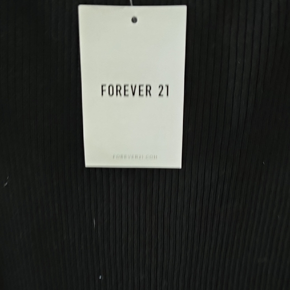 Forever 21 Black Ribbed Dress - Picture 3 of 6